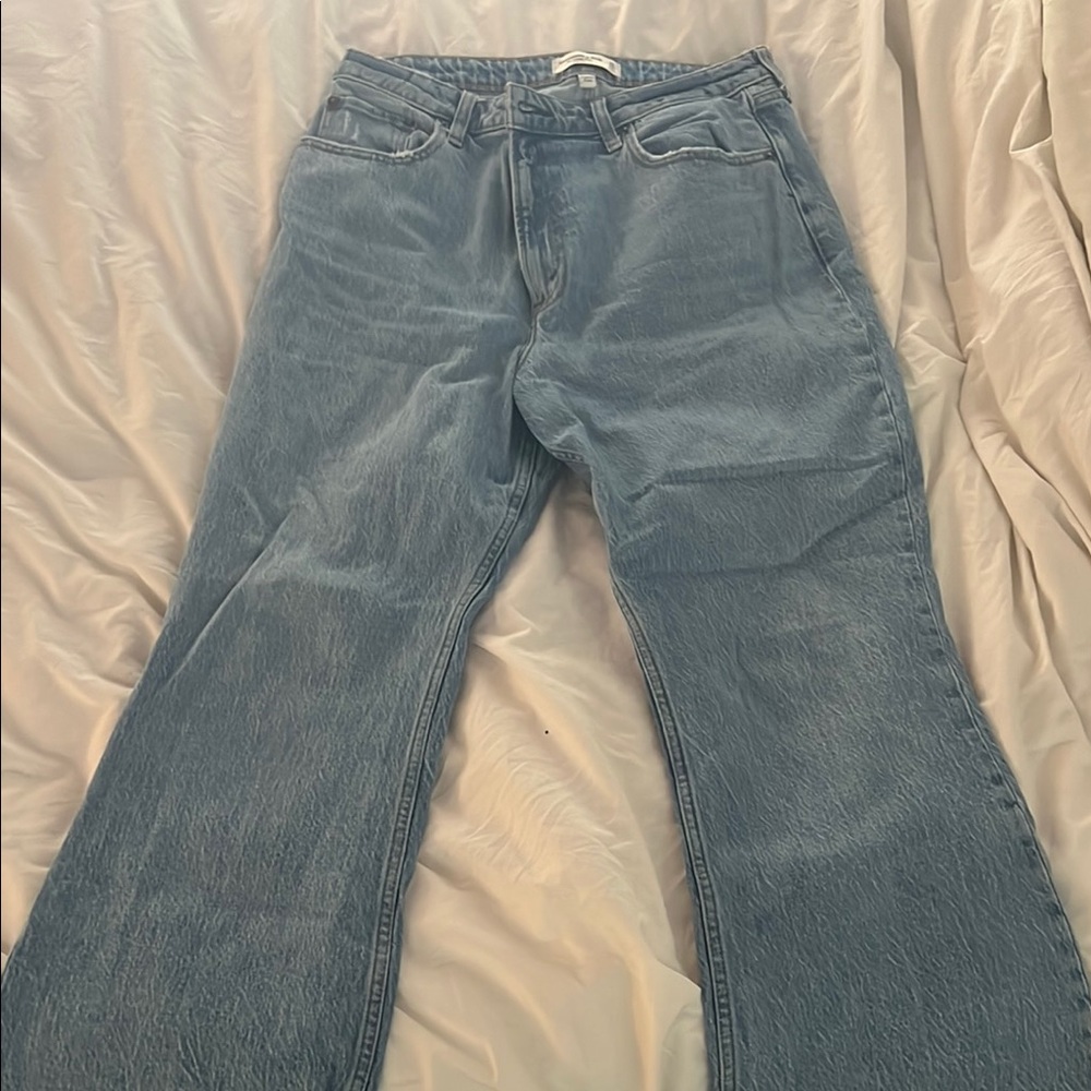 Abercrombie and Fitch, the vintage flare, high-rise jeans, curve love